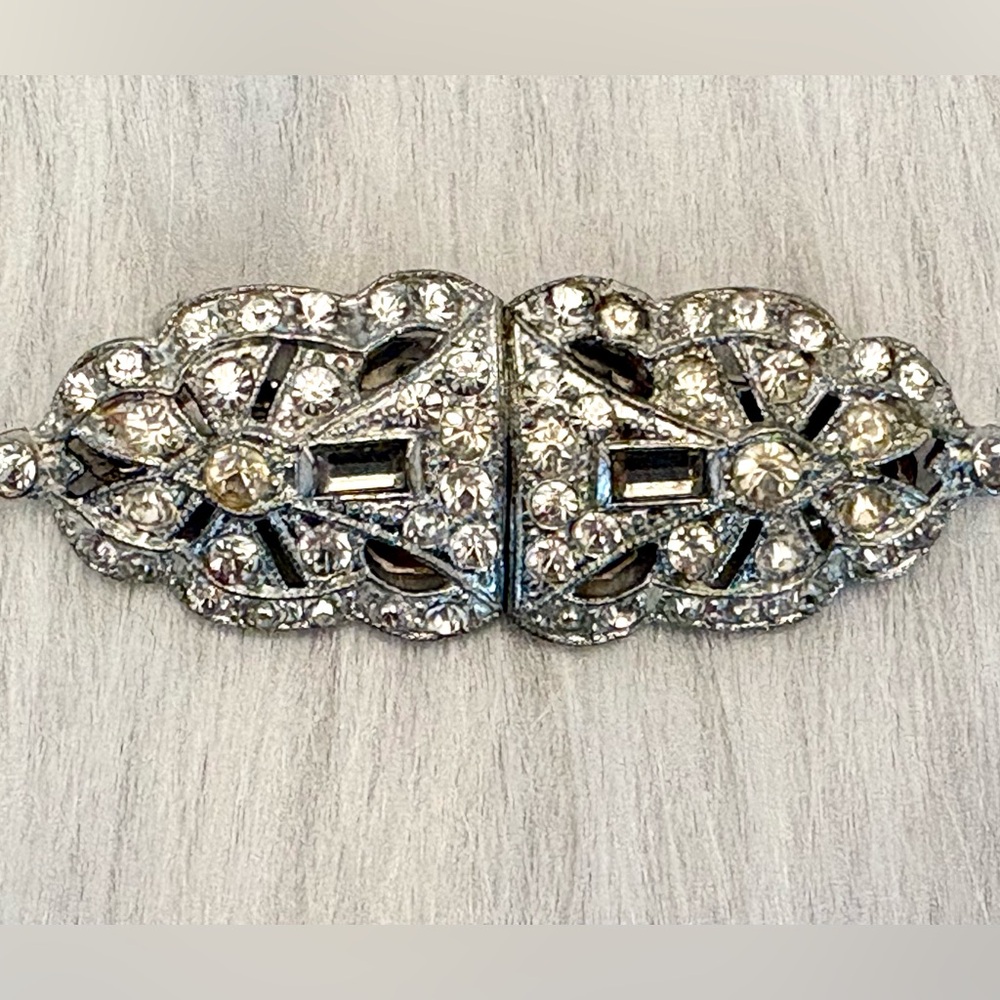 Vintage Art Deco Coro Duette Convertible Brooch & Shoe/Fur Clips